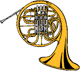 Illustration of french horn