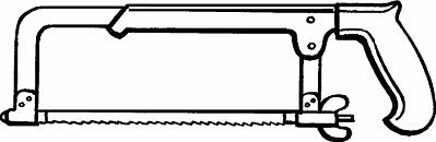 Illustration of hacksaw