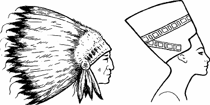 Illustration of headdress
