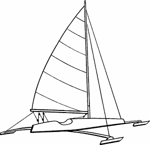Illustration of iceboat