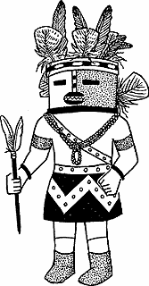 Illustration of kachina