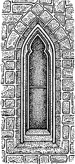 Illustration of lancet window