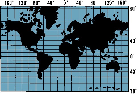 Illustration of mercator projection