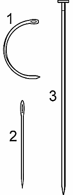 Illustration of needle