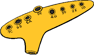 Illustration of ocarina