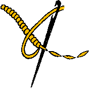 Illustration of overcast stitch