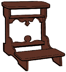 Illustration of prie-dieu