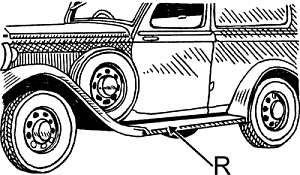 Illustration of running board