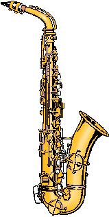 Illustration of saxophone