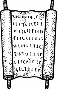 Illustration of scroll