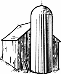 Illustration of silo