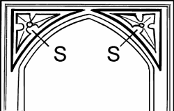 Illustration of spandrel