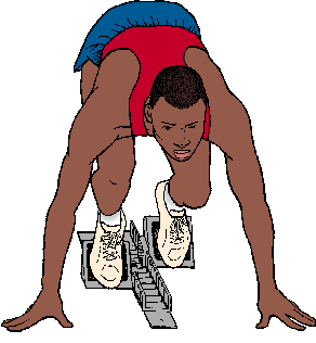 Illustration of starting block