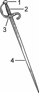 Illustration of sword