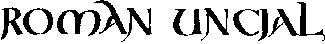 Illustration of uncial
