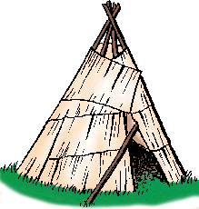 Illustration of wickiup