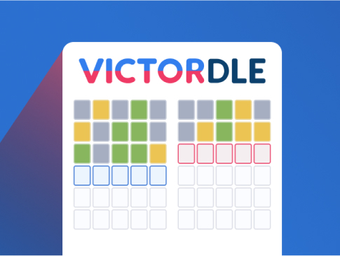 Play Victordle: a head-to-head word-guessing game. Find the hidden word before your opponent does!